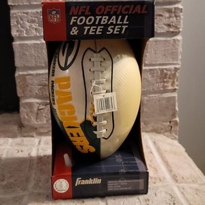 NFL Packers Football and Tee Set